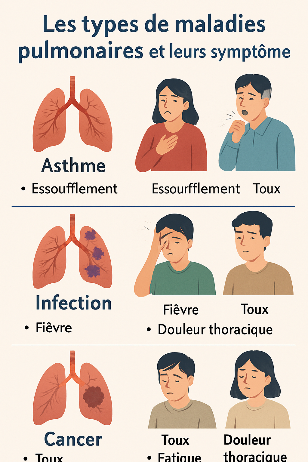 découvrez les principales causes et symptômes de la douleur au poumon, apprenez à reconnaître les signes qui doivent vous alerter, et obtenez des conseils sur les démarches à suivre pour préserver votre santé pulmonaire.